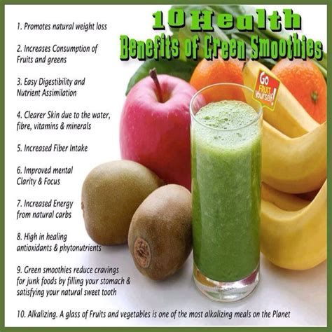 What are the benefits of green smoothies?